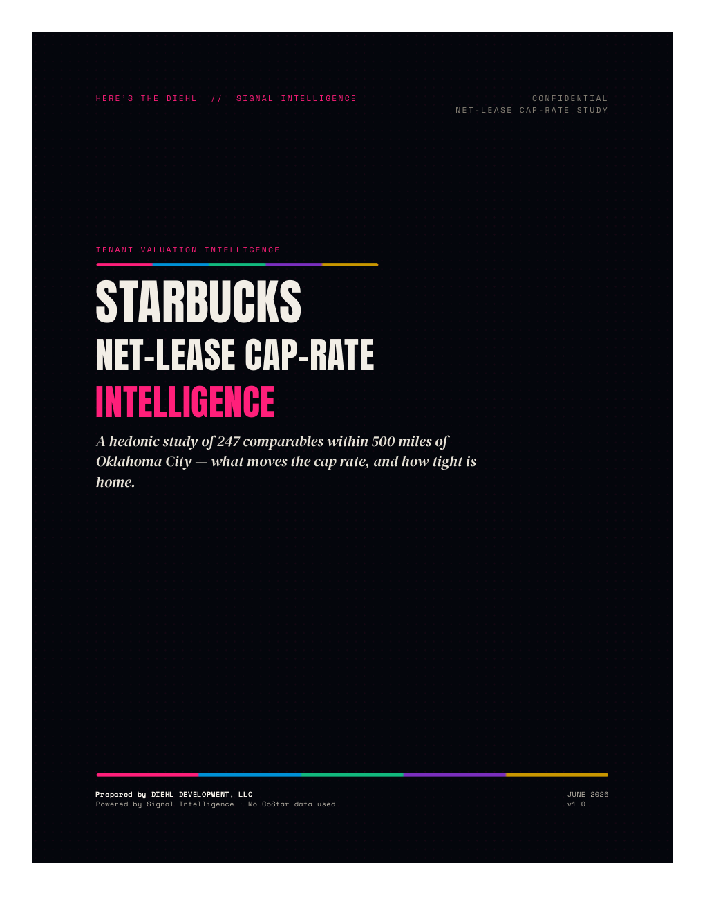 Starbucks Cap-Rate Study report cover